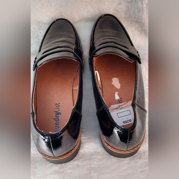 Laundry List size 9 black platform slip-on - Picture 5 of 6